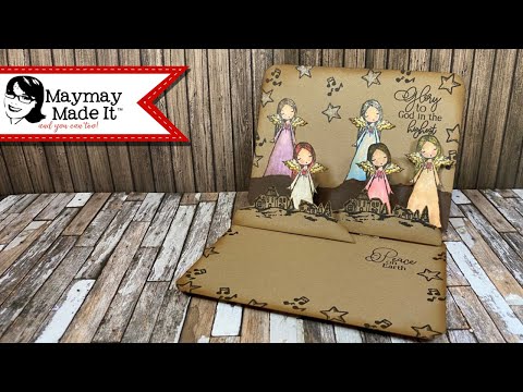 Angel Choir Pop Up Card