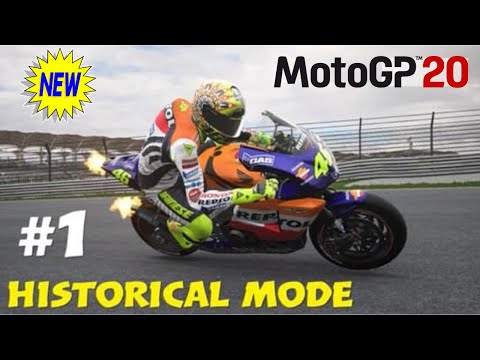 MotoGP 20 Historic Mode Part 1 | VINTAGE ROSSI! | MotoGP 2020 Game | PS4 PRO Gameplay