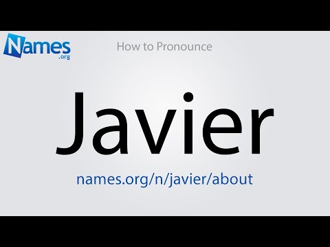 How to Pronounce Javier