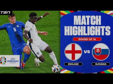 England mount dramatic comeback to defeat Slovakia in Euro 2024!#Euro2024, #Football