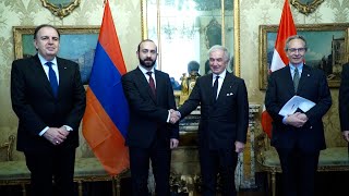 Meeting of the Minister of Foreign Affairs of Armenia with the Grand Chancellor of the Sovereign Order of Malta Riccardo Paternò of Montecupo