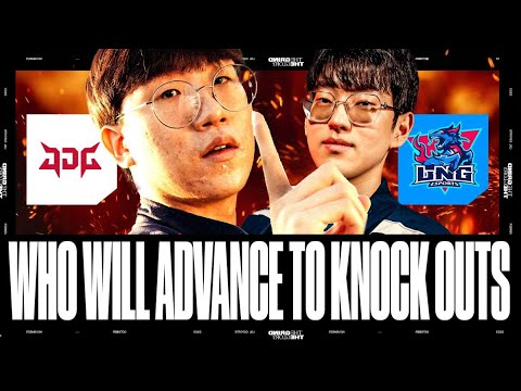 WHO WILL ADVANCE TO KNOCKOUTS? JDG VS LNG BO3 - WORLDS 2023 - CAEDREL