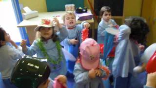 Bailando en clase