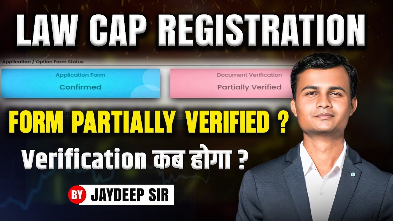 LAW CET 2025 CAP Process | Partially Verified Documents? Don’t Panic – Do This!