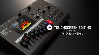 Video thumbnail for Zoom R12 MultiTrak - Touch Screen Editing by ZoomSoundLab