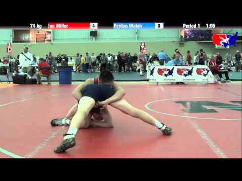Ian Miller vs. Peyton Walsh at 2013 ASICS University Nationals - FS