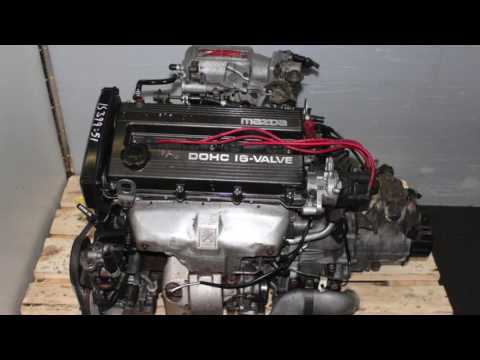 MAZDA 323 BP GTS 1.8L DOHC TURBO ENGINE 4X4 5SPEED TRANSMISSION: video still