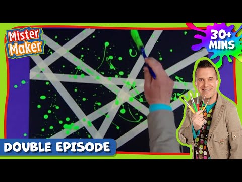Mister Maker Comes To Town 🎨 Season 2, Episode 13-14 | DOUBLE FULL EPISODE - Arts & Crafts