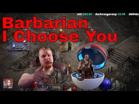 D2R Ladder Starter Character I Choose YOU! (Barbarian)