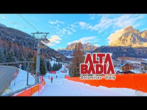 🏔️ Piste 8: Pralongià ➜ Corvara | Alta Badia Blue Piste Smooth Ski 4K mit zusätzlicher Stabilisie...