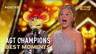 Darci Lynne and her puppet Oscar amazed the judges with “Nutbush City Limits” and “Proud Mary!”