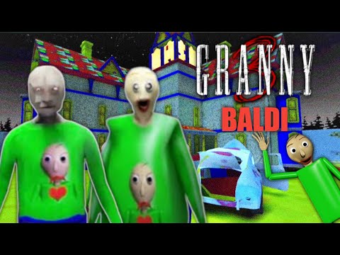 Granny 3 Baldi mode| Bridge escape full gameplay Baldi Granny Grandpa ki paad nikal di🤣