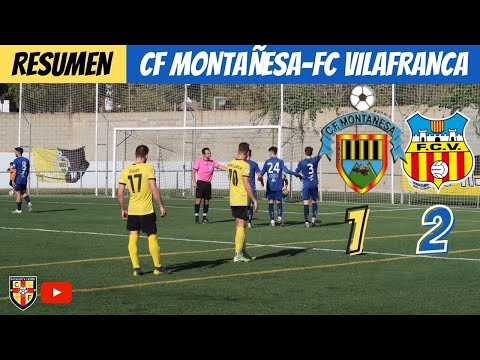 CF MONTAÑESA 1 - FC VILAFRANCA 2 I 3ª DIVISIÓN I 5ª JORNADA I GRUPO A I CATALUNYA FUTBOL