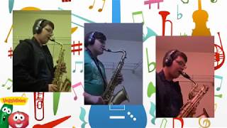 &quot;Good Morning George&quot; -Veggietales 3 Part Saxophone Cover