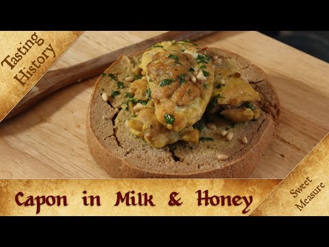 Cooking A CAPON Dish For A Medieval King - Sweet Measure