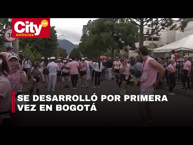 Carrera de Las Rosas contra el cáncer de seno en Bogotá