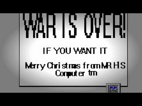 Happy Xmas - WAR IS OVER! [ John Lennon cover by mr_hopkinson's computer ]