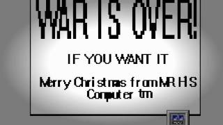Happy Xmas - WAR IS OVER! [ John Lennon cover by mr_hopkinson's computer ]