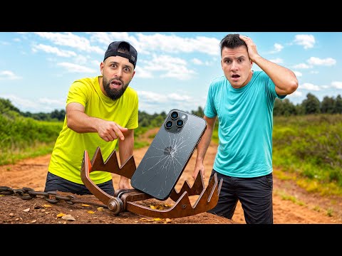 iPhone Vs Bear Trap 🔥 **DESTROYED EVERYTHING!** | EXPERIMENT