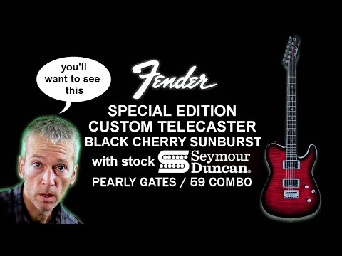 Fender Special Edition Custom Telecaster Black Cherry Burst image 9