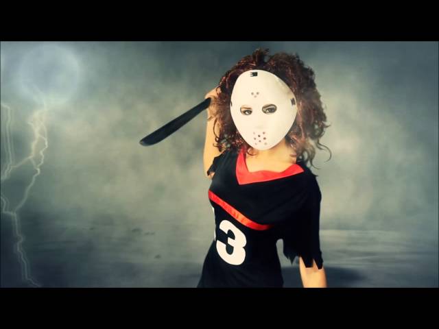 Vídeo relacionado con Funidelia | Disfraz de Jason Viernes 13 hockey con machete para mujer Friday the 13th - Disfraz para adultos y divertidos accesorios para Fiestas, Carnaval y Halloween - Talla XS - Negro