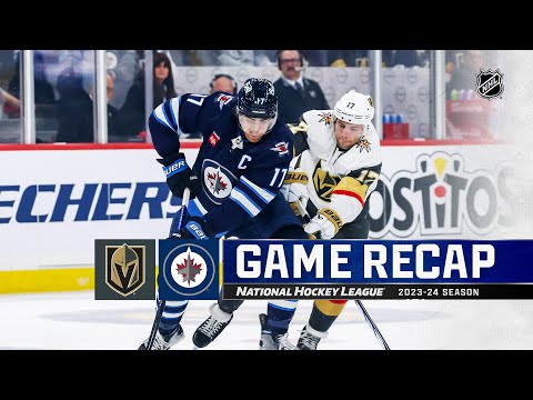 Golden Knights @ Jets 10/19 | NHL Highlights 2023