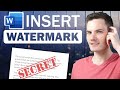 How to Add Watermark in Word