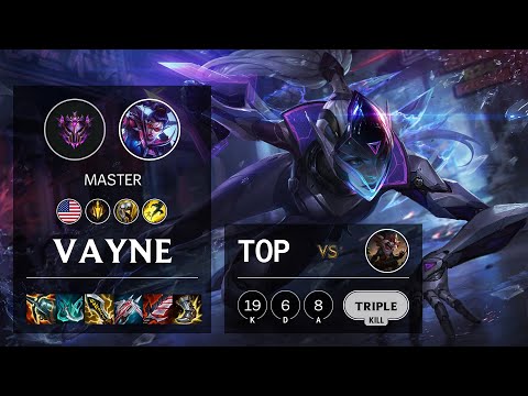Vayne Top vs Kled - NA Master Patch 11.24b