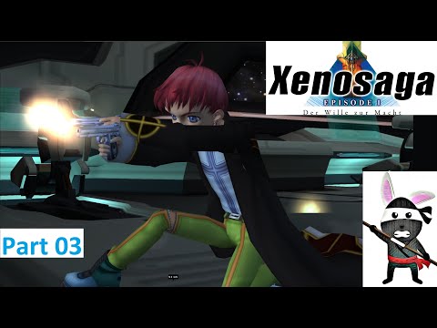 Let's Play Xenosaga Episode I: Part 03. Upscaled w PCSX2. Unspoken Dialogue Narrated by Me.