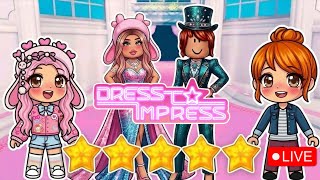 JUGANDO DRESS TO IMPRESS en #roblox ⭐️⭐️⭐️⭐️⭐️