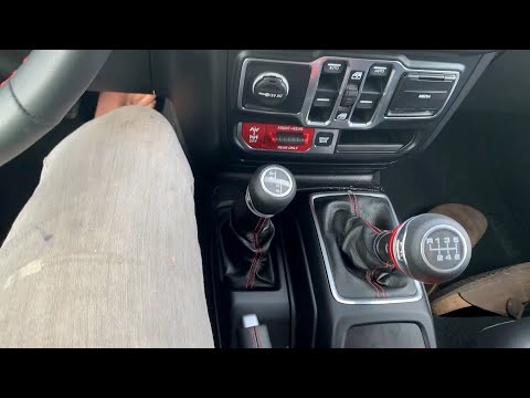 Jeep Rubicon JL manual transmission first impressions