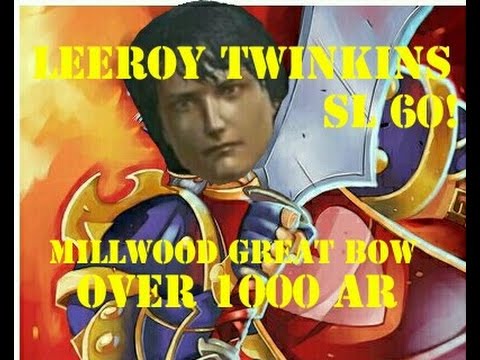 Millwood Great Bow Over 1000 AR! SL 60 Dark Souls 3 PvP