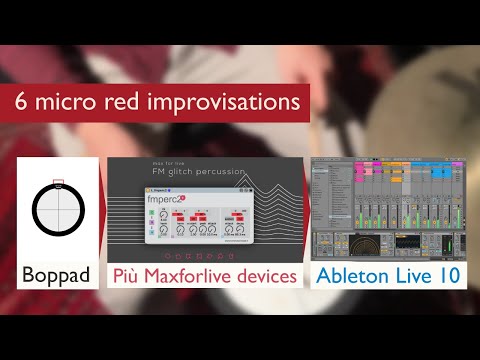 6 micro red improvisations with fmperc2 - Tommaso Rosati