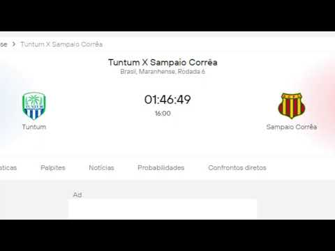 CAMPEONATO MARANHENSE  | TUNTUM x SAMPAIO CORRÊA