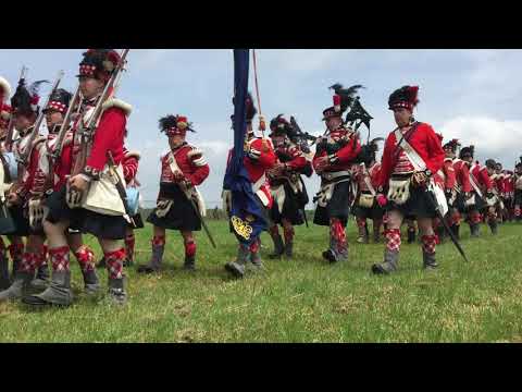Marching with the 42nd Highland Regiment