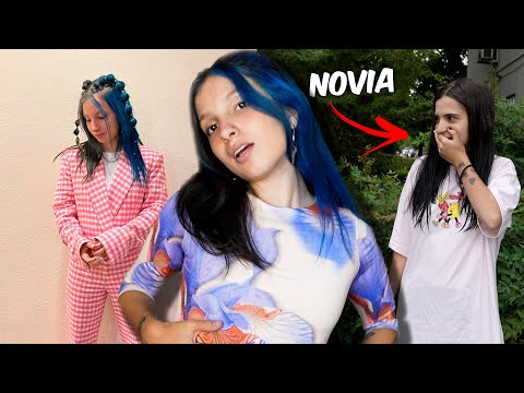 VISTIENDOME DIFERENTE PARA VER SU REACCION