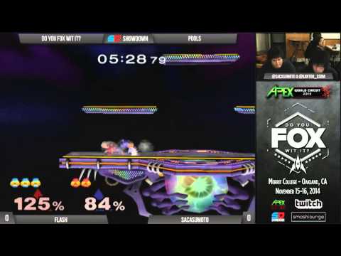 DYFWI Day 1 - Round 1 Pools: Flash (Sheik) vs SacaSuMoto (Sheik)