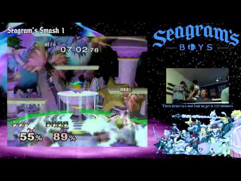 Seagram's Smash 1 - WR2 - Gem (White Marth) vs. 2dollarslices (Luigi, Black Marth)