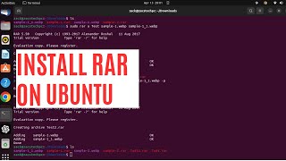 How to Install and Use RAR on Ubuntu 22.04