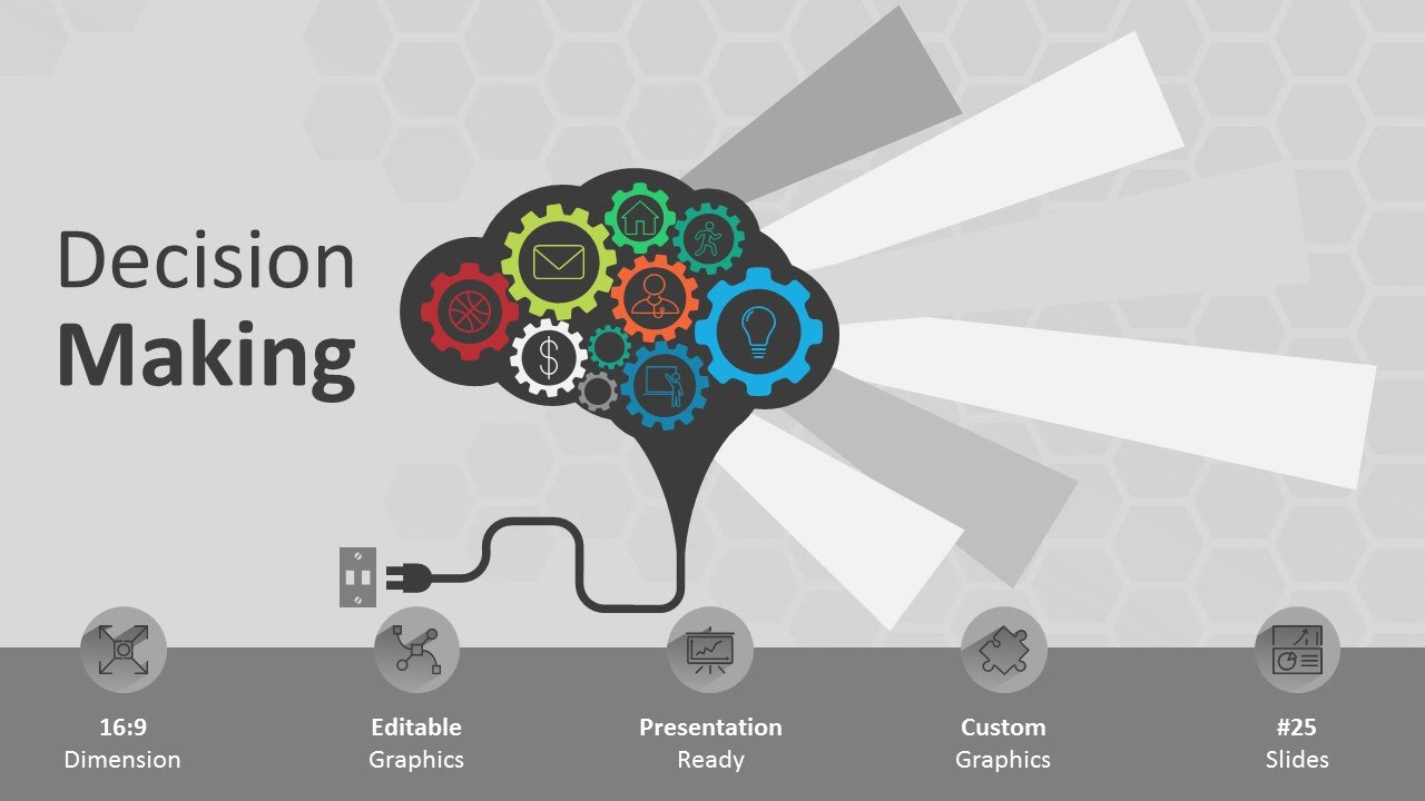 Decision making editable powerpoint