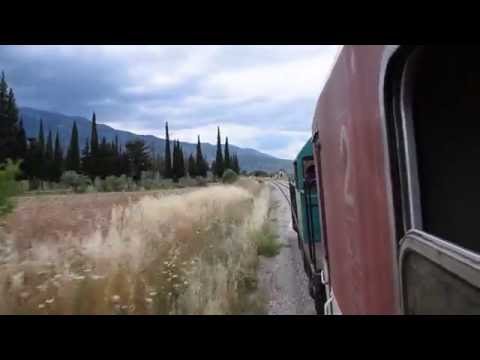 OSE GE Caterpillar A223 Excursion Amnizia Train 7524 left R.S. Tithorea - 04.06.2016