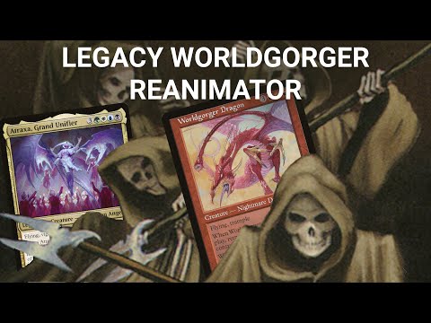 DANCE OF THE DEAD! Legacy Worldgorger Dragon Reanimator Combo. Infinite mana, exile everything MTG