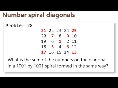 Project Euler Problem 28 Analysis