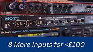 Video thumbnail for Expand Focusrite Scarlett 18i20 with Motu 8Pre Firewire Interface by ThreeDimensions