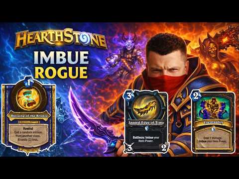 Wishing Well Eventuality with Rewind! — Best Imbue Rogue Deck to Climb Legend — Hearthstone Standard