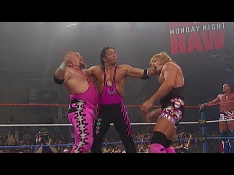 Bret Hart and British Bulldog vs. Owen Hart and Jim
