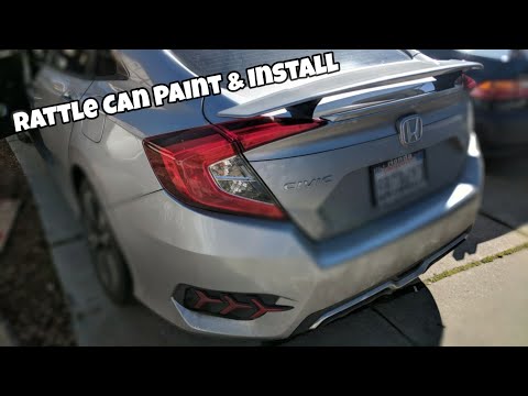 ANOTHER 16-18 Honda Civic FC Wing Install! (Ebay/Ikon Motorsports)