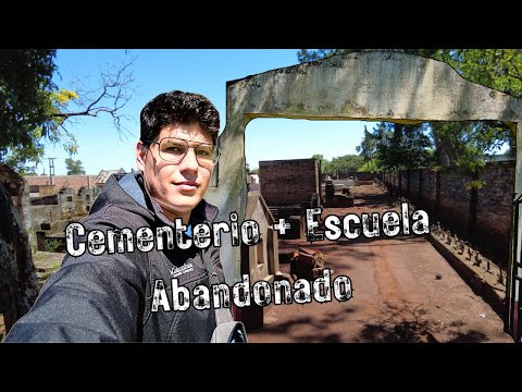 Te muestro el cementerio de este lugar y la Historia de una escuela Abandonado