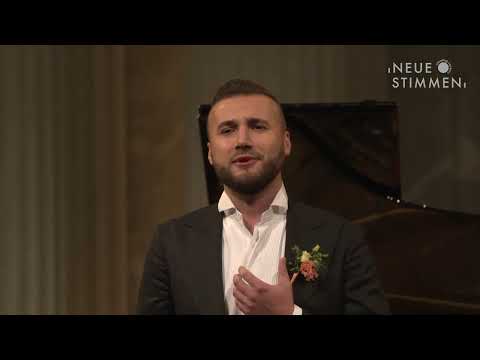 NEUE STIMMEN 2023 – Prizewinners concert: Dumitru Mitu sings "Dein ist mein ganzes Herz"
