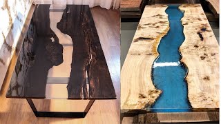 MESA RESINA EPXI - COMO FAZER MESA de RESINA com MADEIRA
